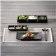 Rechthoekig bord Asia 23,4cm Melamine (12 stuks)