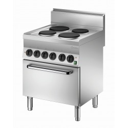 Bartscher El. fornuis 650, B700, 4-pits, EO