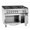 Bartscher Gasfornuis, 6-branders, EO 2/1GN,NS