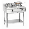Bartscher Wokkookplaat, 2 branders