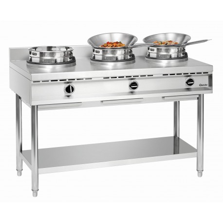 Bartscher Wokkookplaat, 3 branders