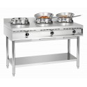 Bartscher Wokkookplaat, 3 branders