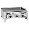 Bartscher Combi-tafelbraadgrill, gas, 3-pits