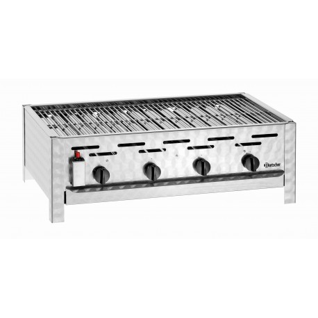Bartscher Combi-tafelbraadgrill, gas, 4-pits