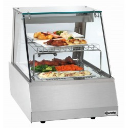 Bartscher Warmhoudvitrine 1/1GN, rechte ruit
