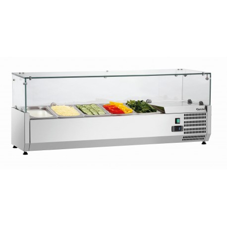 Bartscher Koelopzetvitrine GL4 5 x 1/4 GN