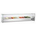 Bartscher Koelopzetvitrine GL4 10 x 1/4 GN