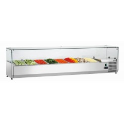 Bartscher Koelopzetvitrine GL3 8 x 1/3 GN