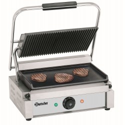 Bartscher Contactgrill Pannini,geribbeld/glad