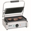 Bartscher Contactgrill Pannini,geribbeld/glad