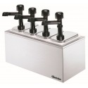 Bartscher Pompstation,4 pompen 4x3,3L