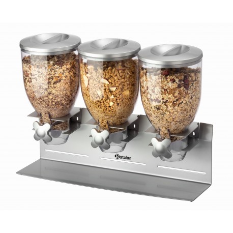 Bartscher 3-voudige ontbijtgranendispenser