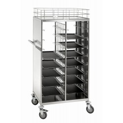 Bartscher Transportwagen 2x8, voor platen