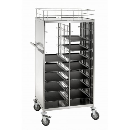 Bartscher Transportwagen 2x8, voor platen