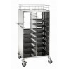 Bartscher Transportwagen 2x8, voor platen