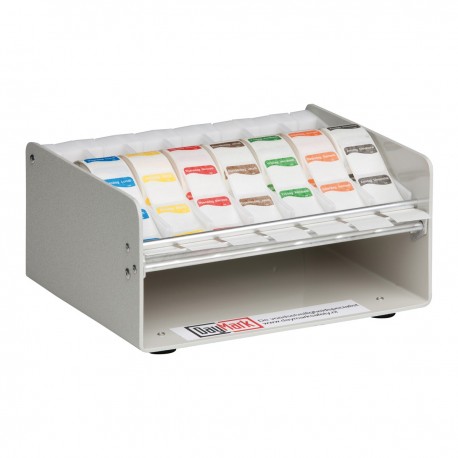 Muurdispenser metaal voor 19/25 mm stickers (1 stuks)