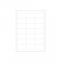 Volledig oplosbare stickers A4 vel 100/doos (per 1 stuks)