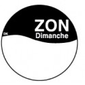 Perm. sticker m/schrijfvlak zondag 19 mm 1000/rol (per 1 stuks)