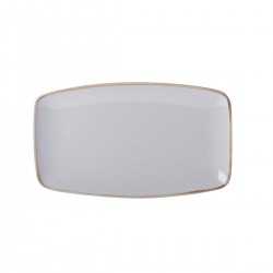Rechthoekig bord Stone 31 x 18 cm (6 stuks)