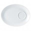 Ovaal gourmet bord 28 cm (6 stuks)