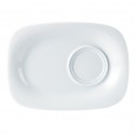 Standard rechthoekig gourmet bord 24 x 18 cm (per 6 stuks)