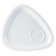 Standard driehoekig gourmet bord 28 cm (per 6 stuks)