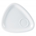 Standard driehoekig gourmet bord 28 cm (per 6 stuks)