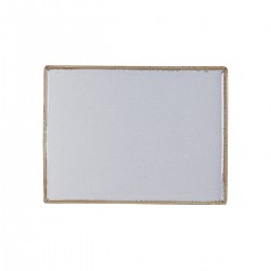 Rechthoekig bord Stone 35 x 26 cm (6 stuks)