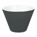 Conische kom zwart 300 ml (6 stuks)