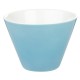 Conische kom blauw 400 ml (6 stuks)