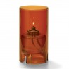 Cilindermodel hoog glas muskaat 7,6 x 14 cm (per 12 stuk)