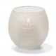 Theelicht luchtbel glas transparant 6,7 x 6 cm (12 stuks)