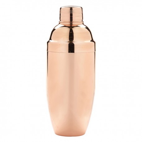 Cobbler cocktail shaker koper 500 ml (1 stuks)