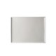 Academy bord rechthoekig 27 x 20 cm (6 stuks)