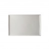 Academy bord rechthoekig 35 x 15,5 cm (per 6 stuks)