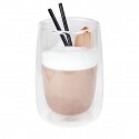 Koffie-/theeglas zonder handvat dubbelw. 400 ml (per 6 stuk)