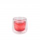 Koffie-/theeglas zonder handvat dubbelw. 100 ml (per 24 stuk)