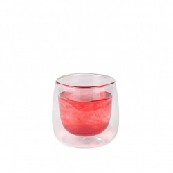 Koffie-/theeglas zonder handvat dubbelw. 100 ml (24 stuks)