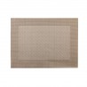 Placemat rechthoekig Zilver/Koper 45 x 33 cm (per 24 stuks)