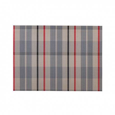 Placemat rechthoekig Geruit 45 x 33 cm (24 stuks)
