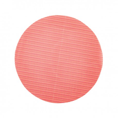 Placemat rond Rood/gestreept 38 cm (24 stuks)