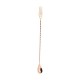 Cocktail lepel met vork koper 32 cm (1 stuks)