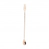 Cocktaillepel met vork koper 32 cm (per 1 stuks)