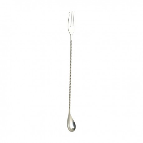 Cocktail lepel met vork 40 cm (1 stuks)