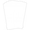 Vetvrij papier onbedrukt 25,5 x 40,5 cm (500 vel) 