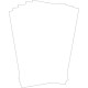 Vetvrij papier onbedrukt 25,5 x 20,3 cm 500st (1 stuks)