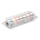 Disp. vol. oplosb. sticker 'zondag' 19 mm 7x500/ds (1 stuks)