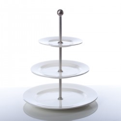 Etagère 3 borden met rand 28 / 21,5 / 16,5 cm (1 stuks)