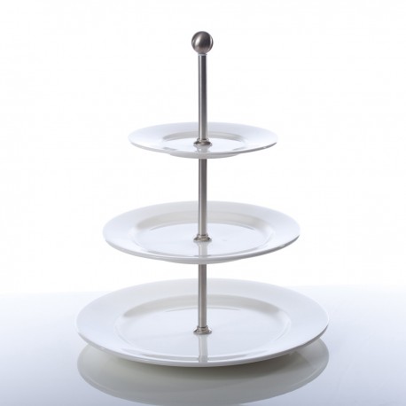 Etagère 3 borden met rand 28 / 21,5 / 16,5 cm (1 stuks)