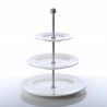 Etagère 3 borden met rand 28 / 21,5 / 16,5 cm (1 stuks)